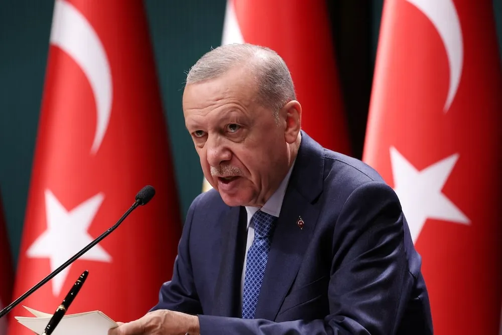 Tổng thống Thổ Nhĩ Kỳ Recep Tayyip Erdogan kêu gọi lập "liên minh Hồi giáo" chống Israel. Ảnh: REUTERS kêu gọi lập ‘liên minh Hồi giáo’ chống Israel