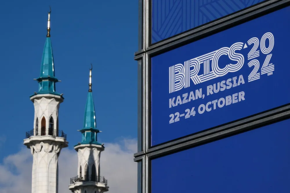 Hội nghị thượng đỉnh BRICS khai mạc vào ngày 22-10 tại TP Kazan (Nga). Ảnh: brics-russia2024.ru thượng đỉnh BRICS.jpg