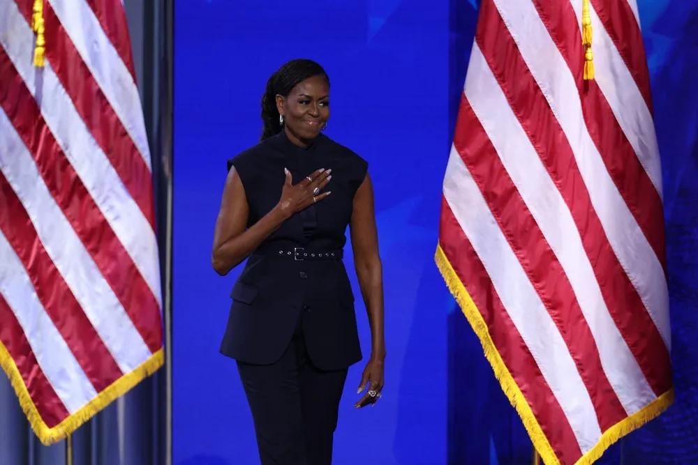 Cựu đệ nhất phu nhân Mỹ Michelle Obama. Ảnh: REUTERS Cựu đệ nhất phu nhân Michelle Obama.jpg