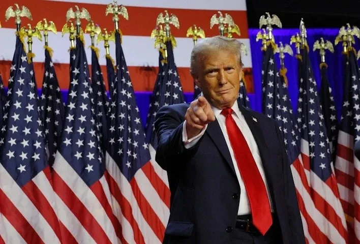 Cựu Tổng thống Donald Trump tại West Palm Beach, bang Florida (Mỹ) hôm 6-11. Ảnh: REUTERS cựu Tổng thống Trump