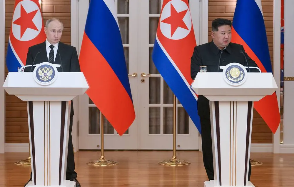 Ông Kim gửi thư mừng năm mới tới ông Putin.png
