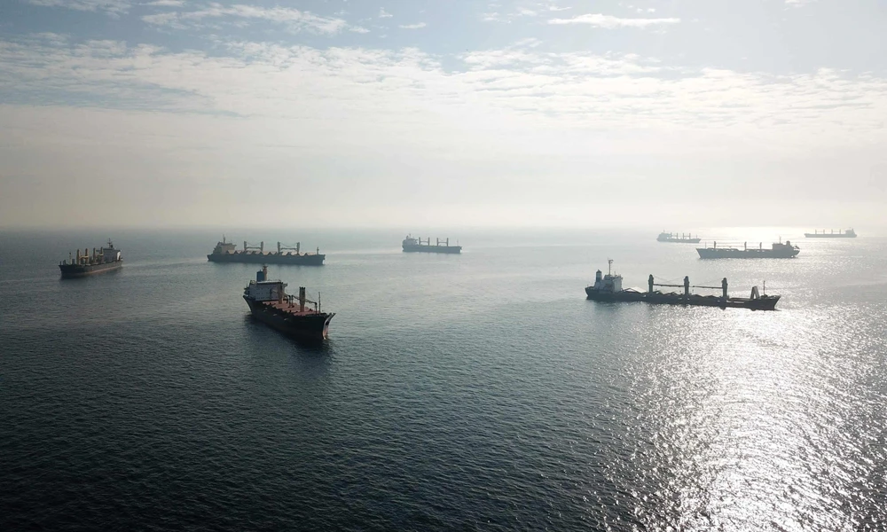 Tàu thuyền ở Biển Đen hồi năm 2022. Ảnh: Ozan Köse/AFP 4500.jpg