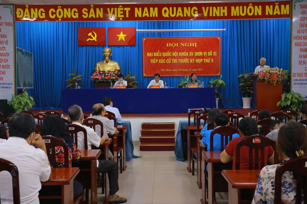 Toàn cảnh buổi làm việc. Ảnh: VÕ THƠ Toàn cảnh buổi làm việc. Ảnh: VÕ THƠ