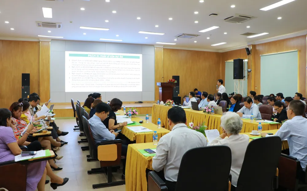 Tòa cảnh chương trình làm việc. Ảnh: VT bình đẳng giới