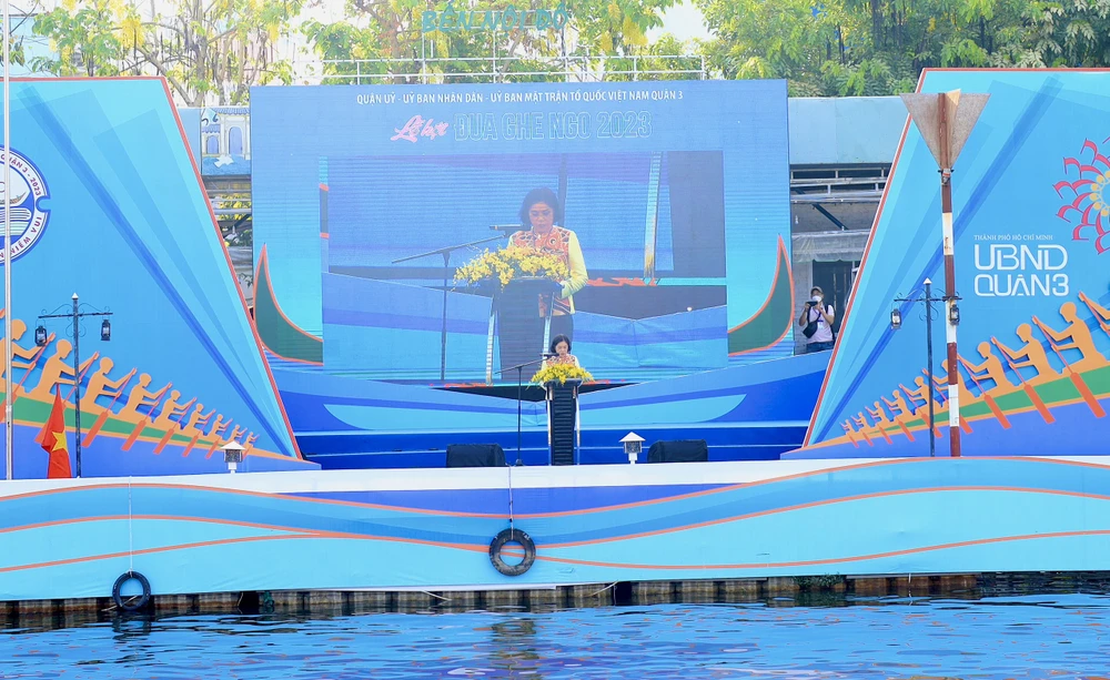 Phát biểu lễ khai mạc, Phó Chủ tịch UBND Quận 3 Vũ Thị Mỹ Ngọc, Trưởng ban tổ chức lễ hội cho biết: Lễ hội đua nghe ngo được mở rộng lần thứ nhất năm 2023 nhằm hướng tới kỷ niệm 50 năm Ngày giải phóng miền Nam, thống nhất đất nước (30-4-1975 và 30-4-2025), Ngày Văn hoá các Dân tộc Việt Nam (19-4-2023) và Tết Chôl Chnăm Thmây của đồng bào dân tộc Khmer. Ngoài ra, tăng cường giao lưu văn hóa, học tập, trao đổi kinh nghiệm giữa các dân tộc, quảng bá tiềm năng và lợi thế hình ảnh du lịch quận 3 điểm đến an toàn, thân thiện, nghĩa tình cho bạn bè trong nước và quốc tế.