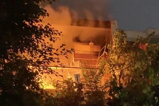 Một vụ cháy nhà trên địa bàn quận 12, TP.HCM trong dịp lễ. Ảnh: CACC