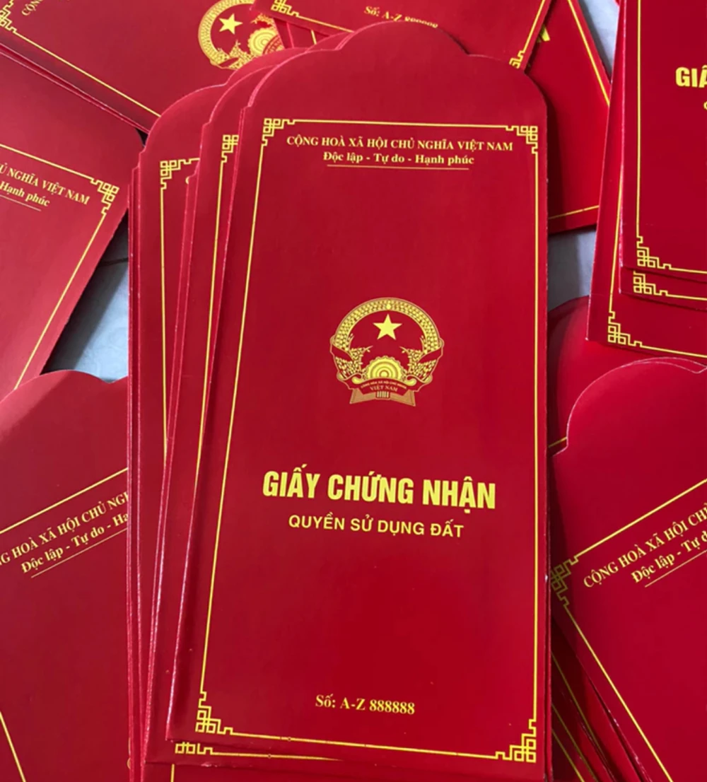 bao lì xì in hình quốc huy