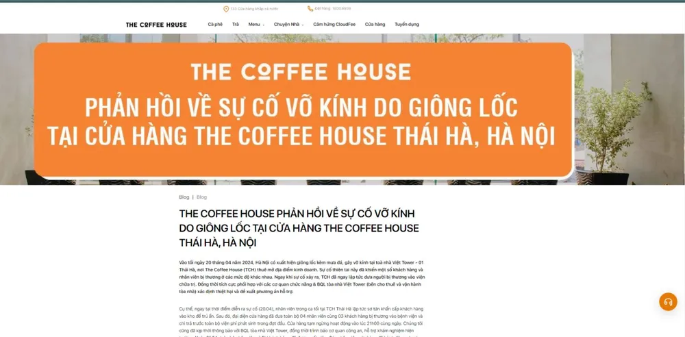 Website The Coffee House đăng tải thông tin chính thức về sự cố gây tai nạn Screenshot (1271).png