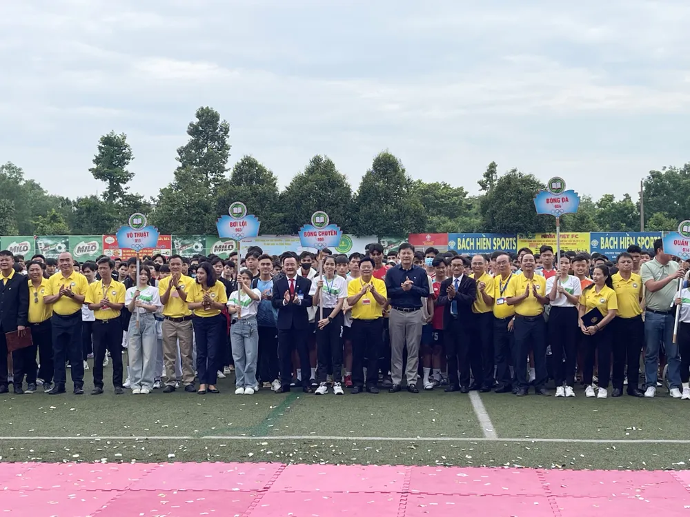 Hơn 1.700 thí tham gia kỳ thi tuyển sinh năng khiếu Ảnh: TRẦN MINH Trường Đại học Thể dục thể thao TP.HCM