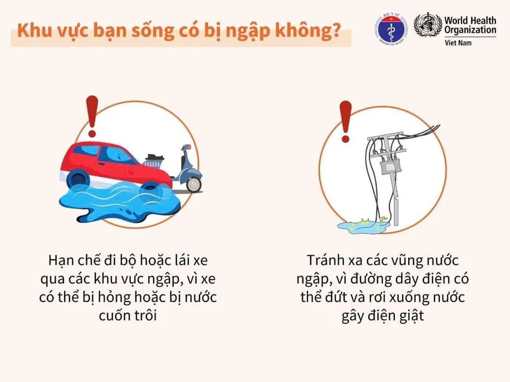 Những khu vực ngập nước, người dân cẩn trọng trong việc đi lại. z5819715688562_8713210a0809972005443ce4052c4036.jpg