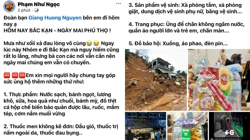 Từ lời kêu gọi của CĐM, nhiều đoàn cứu trợ đã lên đường, mang theo tấm lòng của cả nước đến những khu vực chịu cảnh bão, lũ. Điều này là minh chứng rõ nét cho tinh thần đoàn kết, sẻ chia của người Việt trong những thời khắc khó khăn. Cộng đồng mạng