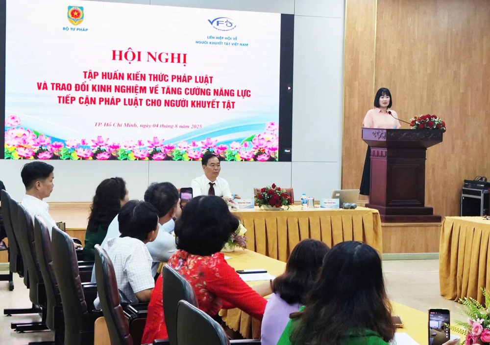 Tăng cường năng lực tiếp cận pháp luật cho người khuyết tật: Hướng đi nhân văn và bền vững