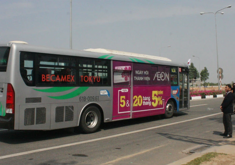 Khai trương năm tuyến xe buýt hiện đại công nghệ Nhật Bản ảnh 1