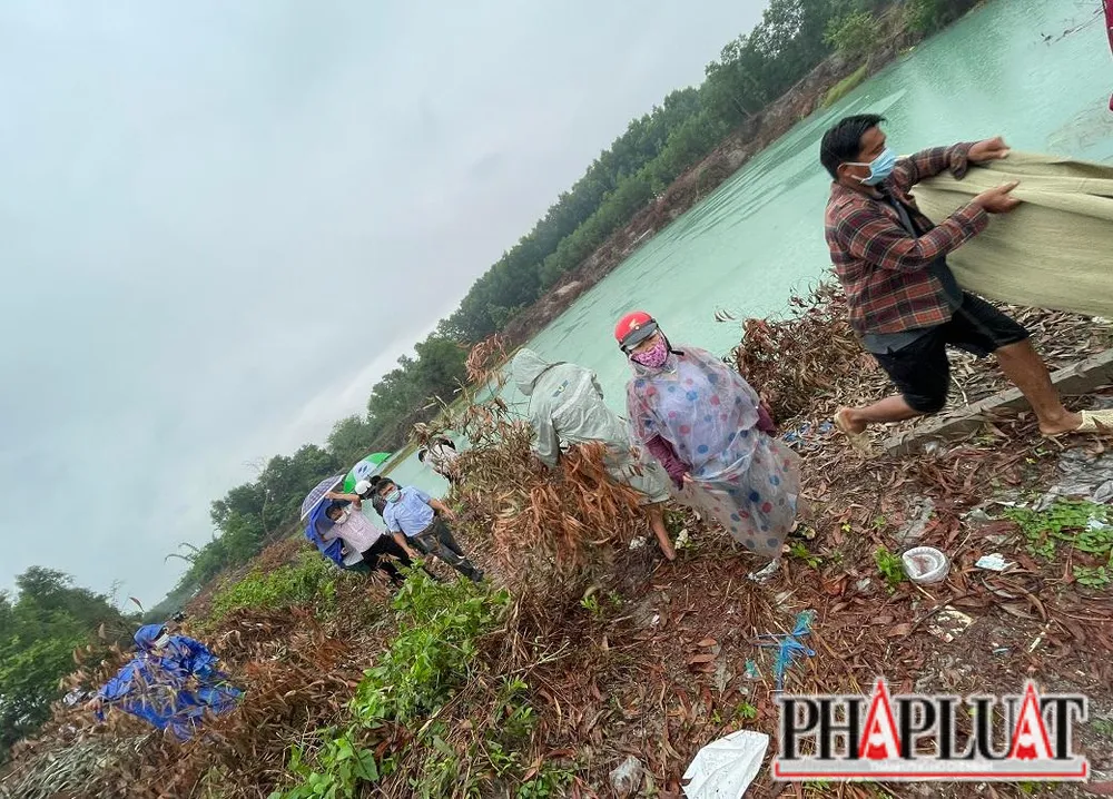 Hồ đá, nơi xảy ra vụ đuối nước thương tâm. Ảnh: VH Hồ đá, nơi xảy ra vụ đuối nước thương tâm. Ảnh: VH