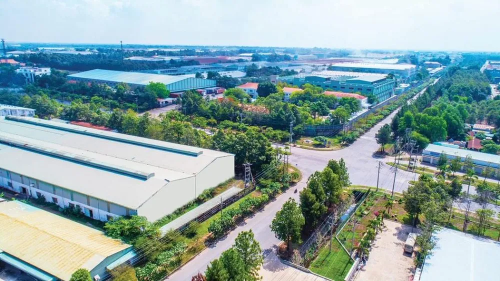 Một góc KCN Tam Phước của Công ty Cổ phần Phát triển khu công nghiệp Tín Nghĩa.