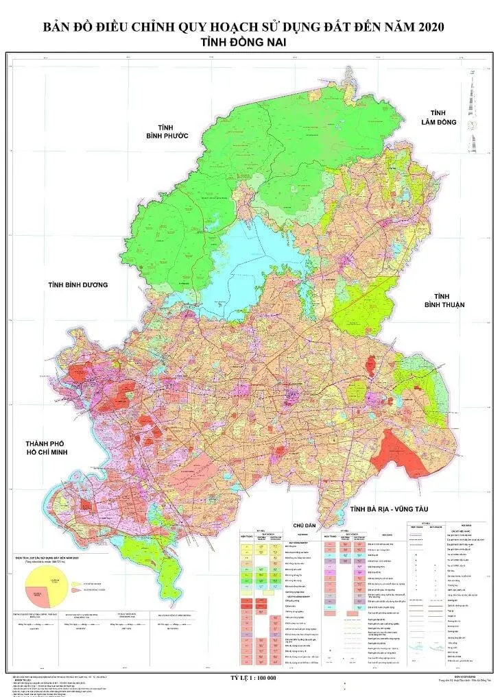 Bản đồ quy hoạch tỉnh Đồng Nai. Ảnh: VH. Bản đồ quy hoạch tỉnh Đồng Nai. Ảnh: VH.