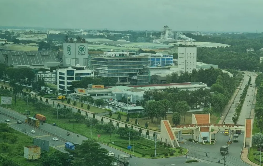 Một góc KCN Biên Hòa 2, Đồng Nai. Ảnh: VH.
