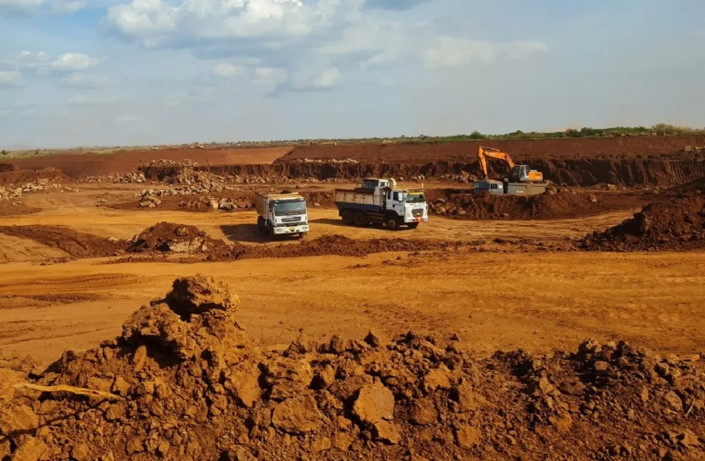 Một góc dự án sân bay Long Thành. Ảnh: VH.