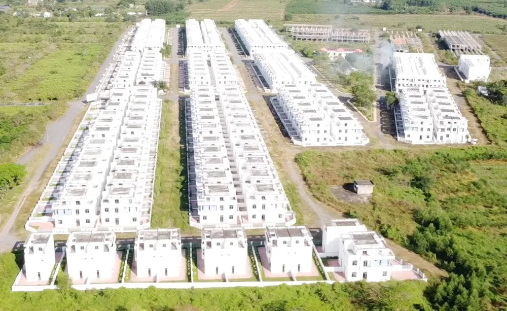 Công an khởi tố vụ án hình sự sai phạm xây &apos;lụi&apos; gần 500 căn nhà ở Đồng Nai. Ảnh: VH.