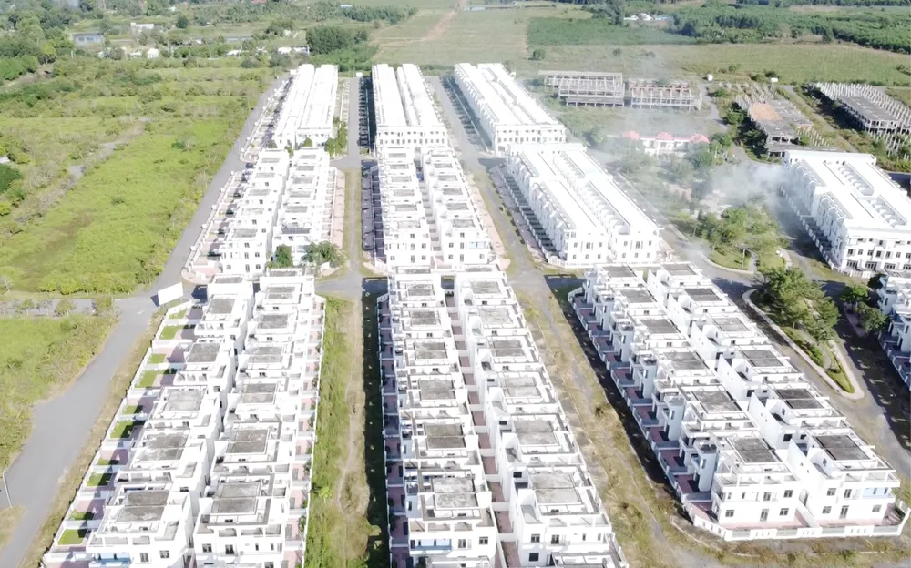 Khu dân cư Tân Thịnh tại huyện Trảng Bom. Ảnh: VH. Khu dân cư Tân Thịnh tại huyện Trảng Bom. Ảnh: VH.