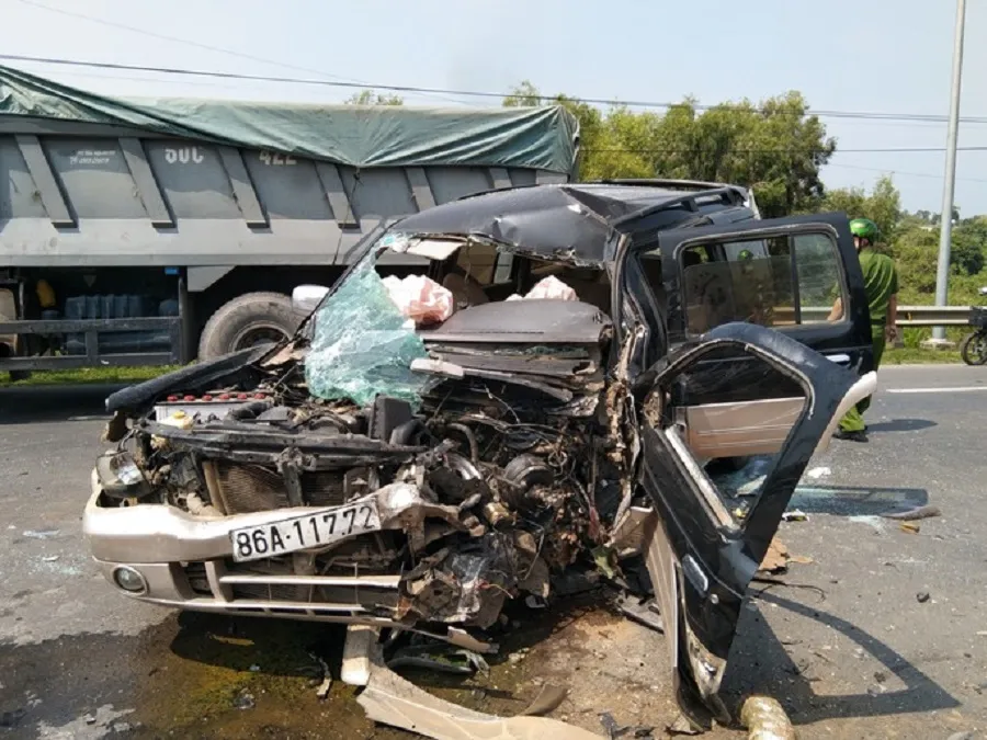 Hiện trường vụ tai nạn giao thông