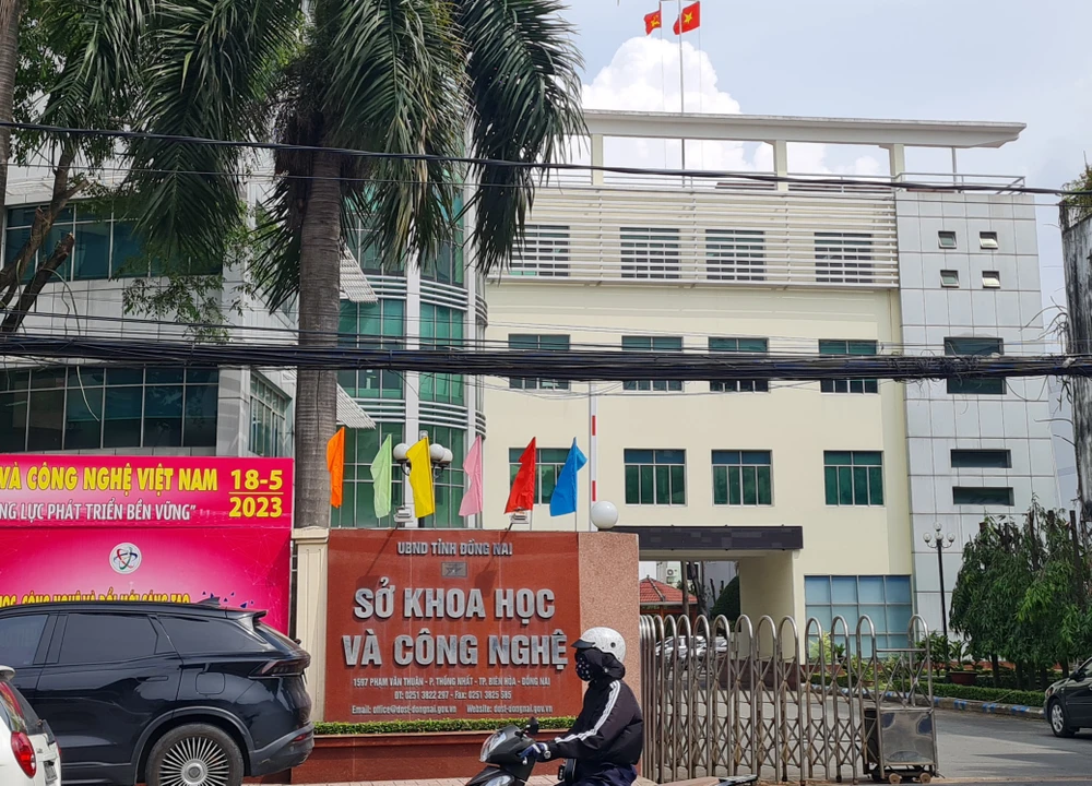 Chuyển công an điều tra 2 dự án do Sở KH&CN Đồng Nai làm chủ đầu tư ảnh 1 Chuyển công an điều tra 2 dự án do Sở KH&CN Đồng Nai làm chủ đầu tư ảnh 1