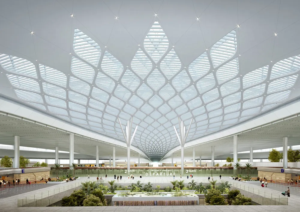 Bên trong ga hành khách. Ảnh: ACV.