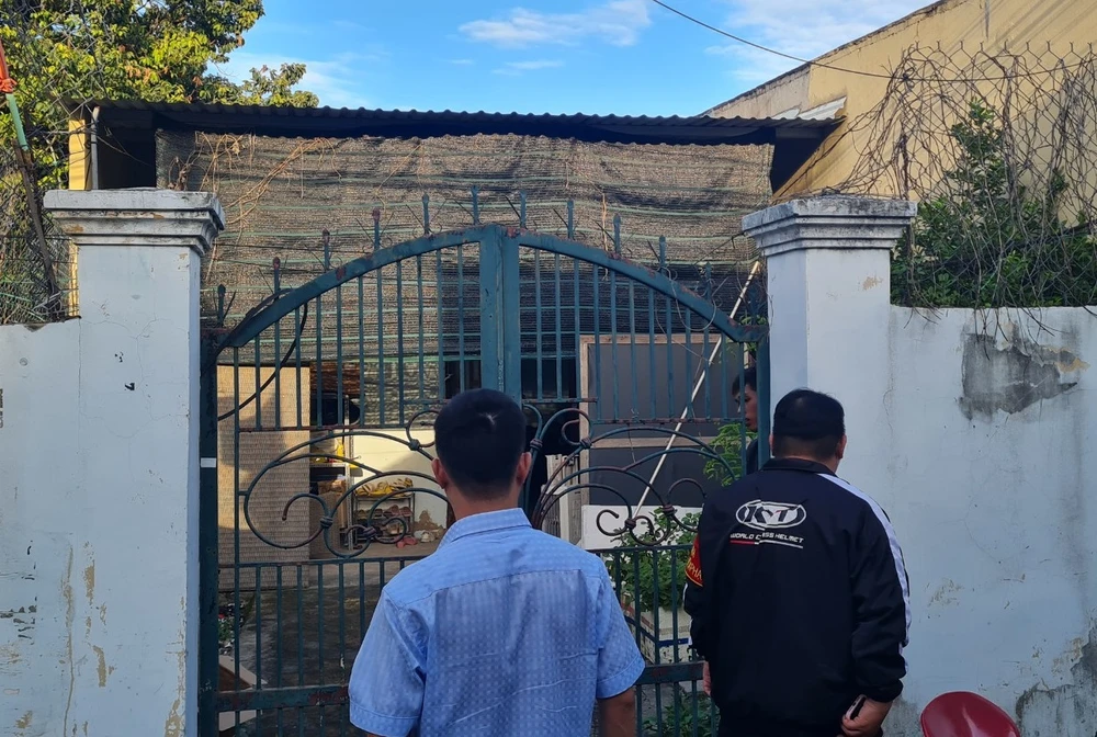 Căn nhà nơi xảy ra vụ án mạng đau lòng. Ảnh: VŨ HỘI.