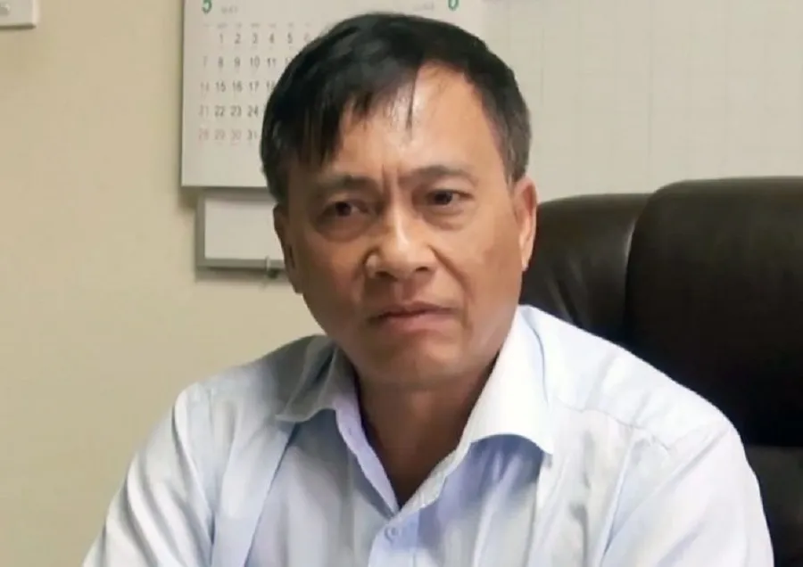 Bị cáo Trần Quốc Tuấn, cựu giám đốc NHNN Chi nhánh tỉnh Đồng Nai. Ảnh: CTV. bị cáo Tuấn.jpg