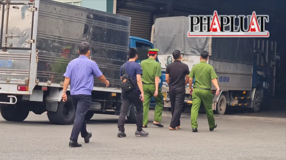 Công an khám xét Trung tâm đăng kiểm lớn nhất ở Đồng Nai