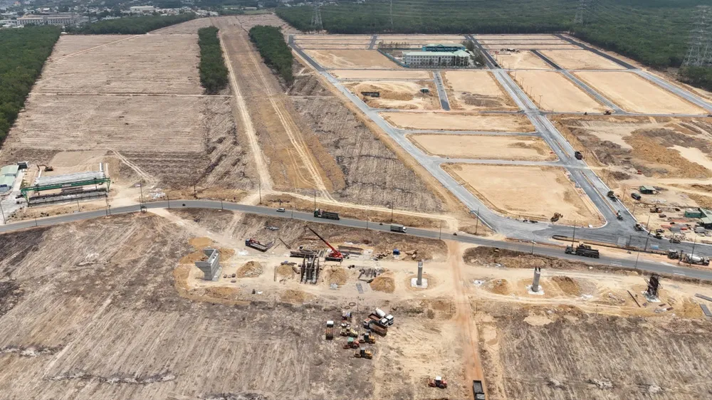 Khu tái định cư Long Đức phục vụ dự án cao tốc Biên Hòa - Vũng Tàu. Ảnh: VH. cao tốc Biên Hoà - Vũng Tàu.jpg