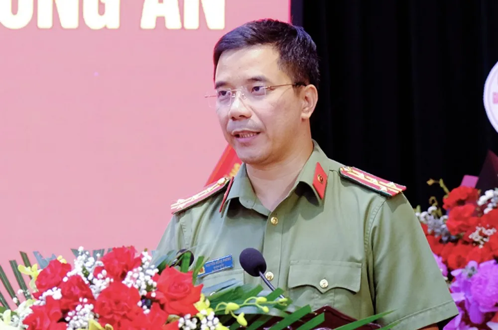 Đại tá Nguyễn Hồng Phong, tân giám đốc Công an tỉnh Đồng Nai. Ảnh: BHT. giám đốc Công an tỉnh Đồng Nai.jpg