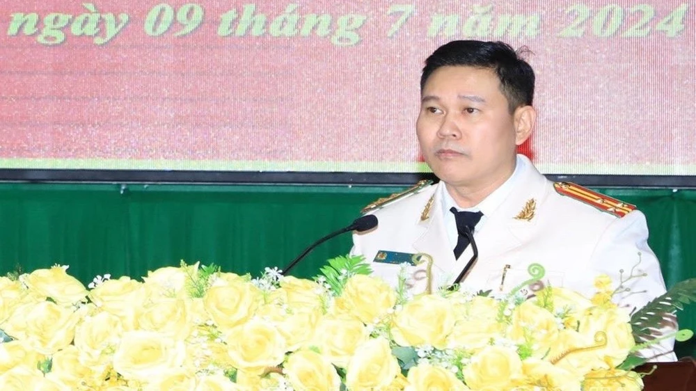 Thượng tá Lê Mạnh Hùng, Phó Giám đốc Công an tỉnh Đồng Nai. Phó giám đốc công an .jpeg