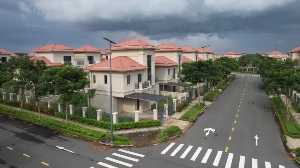Một góc khu dân cư trên địa bàn huyện Nhơn Trạch (Đồng Nai). Ảnh: VH hạn mức giao đất.jpg