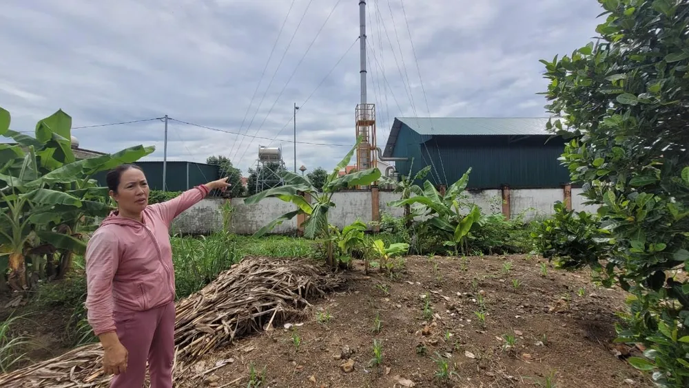 Thiết bị đốt rác mới được Sở Y tế Đắk Nông cung cấp cho Trung tâm Y tế huyện Krông Nô. Ảnh: VL