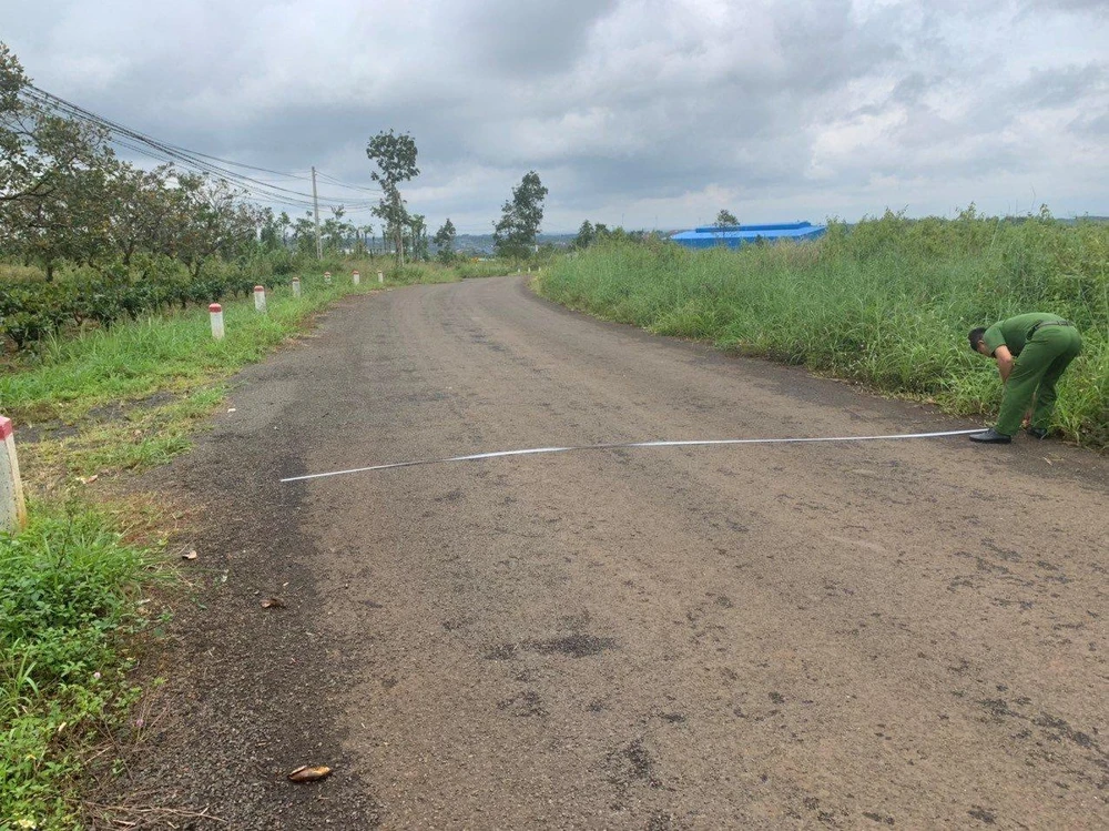 Nơi xảy ra vụ việc. Ảnh: LX Nơi xảy ra vụ việc. Ảnh: LX