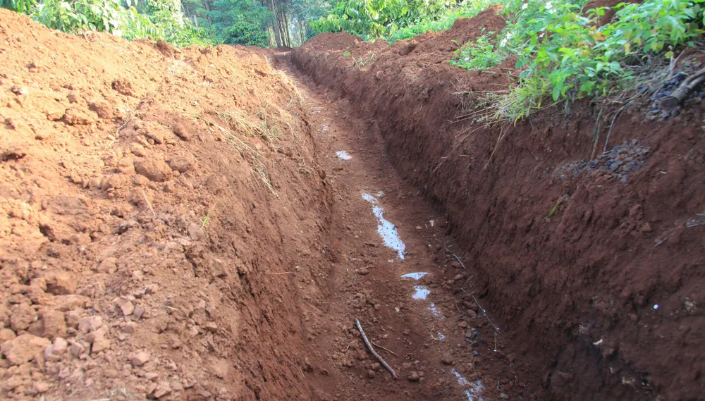 Đường ống dài gần 5 km tại dự án. Ảnh: VŨ LONG Đường ống dài gần 5 km tại dự án. Ảnh: VŨ LONG