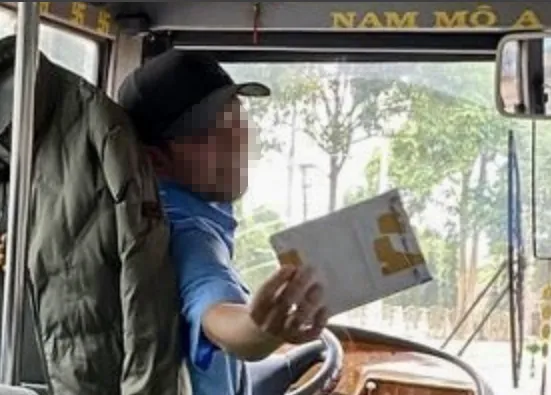 Tài xế Đỗ MC. Ảnh cắt từ clip