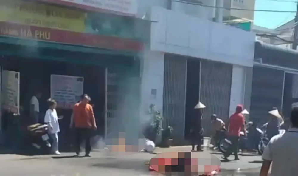 Hiện trường vụ việc. Ảnh: Người dân cung cấp Hiện trường vụ việc. Ảnh: Người dân cung cấp