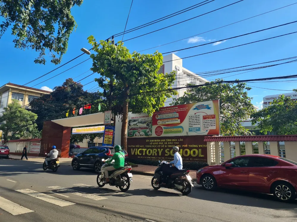Trường Tiểu học, THCS và THPT Victory. Ảnh: AX