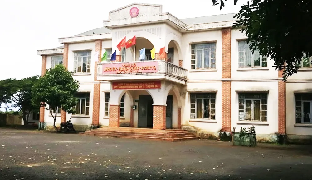 UBND xã Đắk R&apos;la. Ảnh: AX