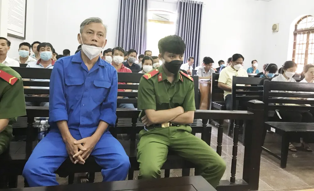 Bị cáo Trịnh Sướng tại phiên tòa phúc thẩm. Ảnh: VL