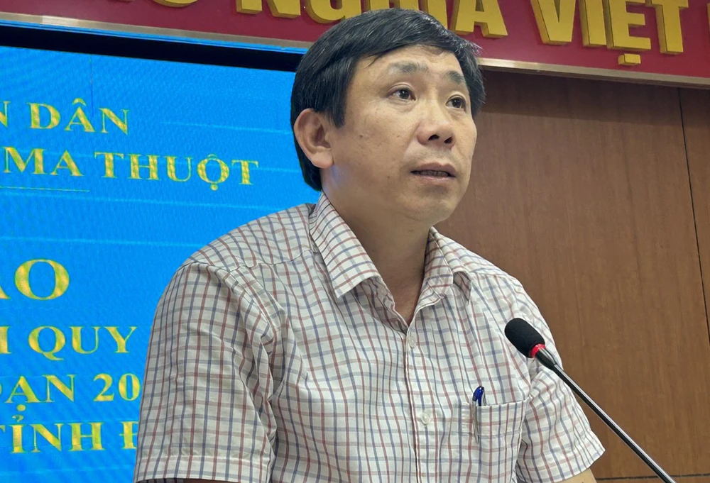 Ông Lê Đại Thắng, Phó chủ tịch UBND TP Buôn Ma Thuột. Ảnh: VŨ LONG