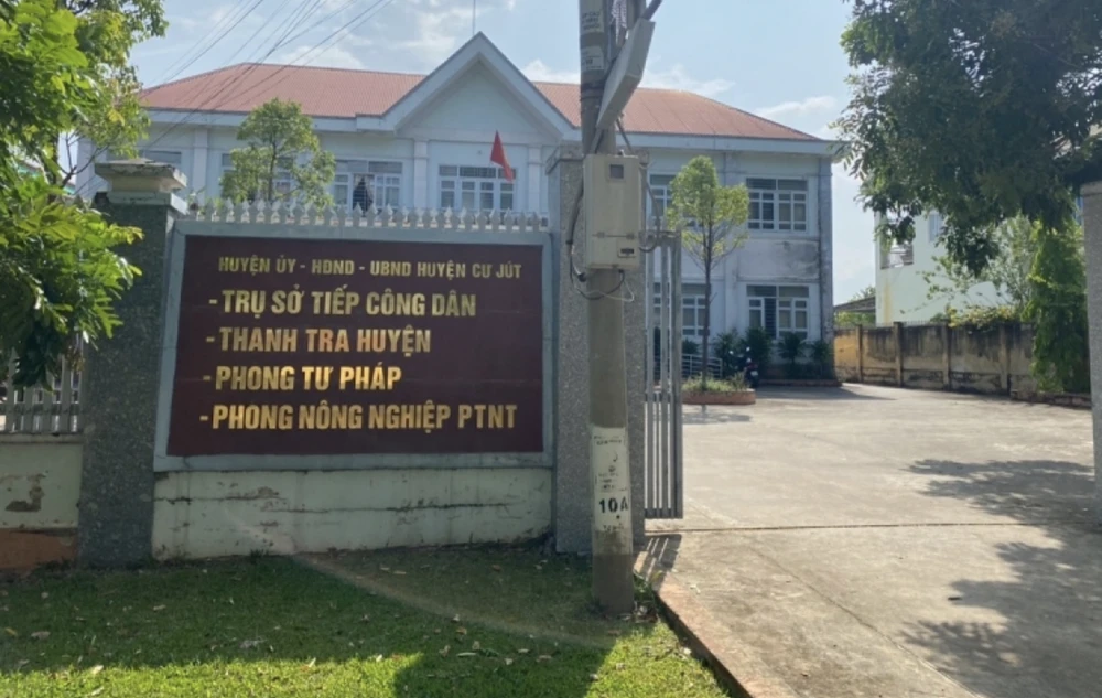 Nơi công tác của ông Lê Trọng Tấn. Ảnh: HD