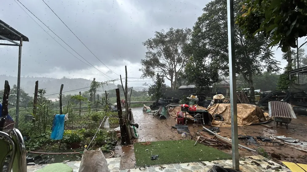 Mấy ngày qua, thời tiết ở Đắk Nông mưa lớn và chưa có dấu hiệu giảm. Ảnh: VŨ LONG Mấy ngày qua, thời tiết ở Đắk Nông mưa lớn và chưa có dấu hiệu giảm. Ảnh: VŨ LONG