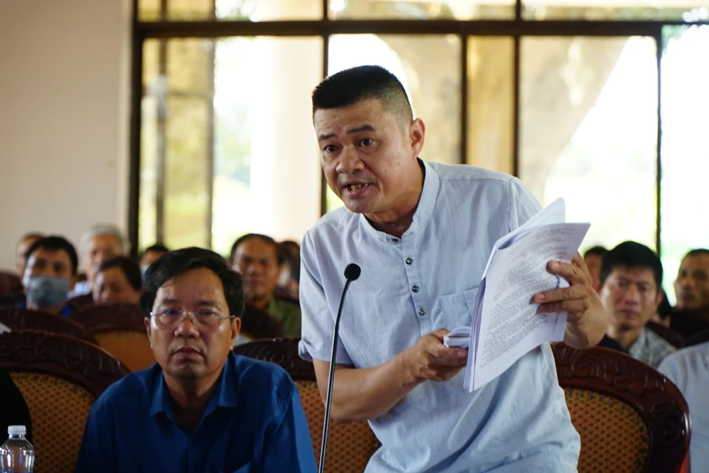 Ông Nguyễn Ngọc Dũng phát biểu tại buổi làm việc với Chủ tịch UBND tỉnh Đắk Lắk. Ảnh: VŨ LONG