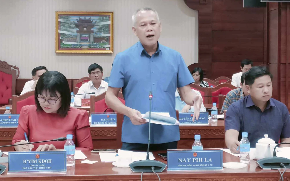 Ông Nay Phi La, Giám đốc Sở Y tế Đắk Lắk. Ảnh: VL Ông Nay Phi La, Giám đốc Sở Y tế Đắk Lắk. Ảnh: VL