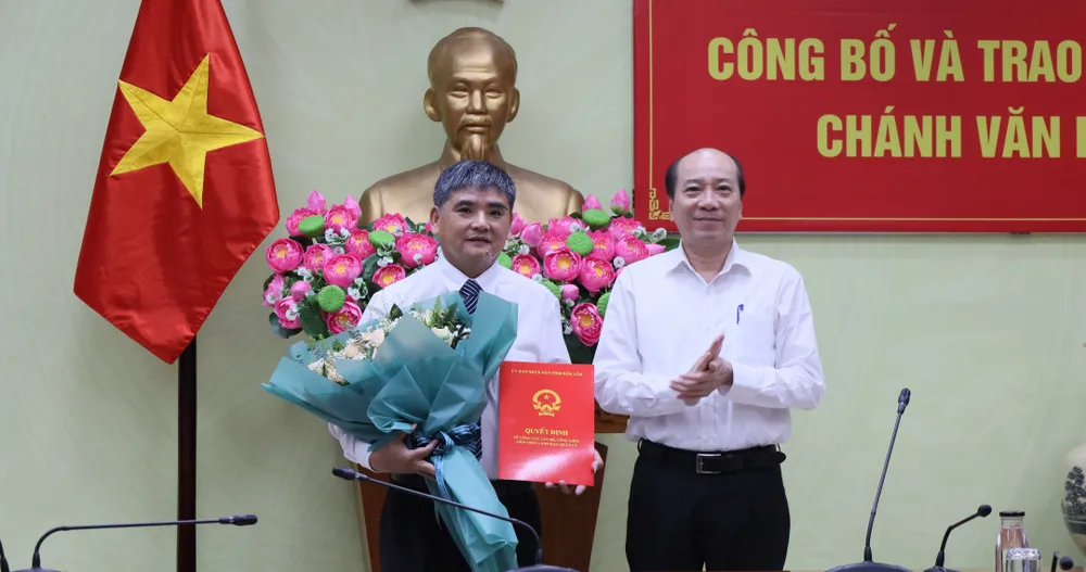 Tân chánh Văn phòng UBND tỉnh Đắk Lắk Nguyễn Đức Vinh. Ảnh: MT chanh-vp.jpeg