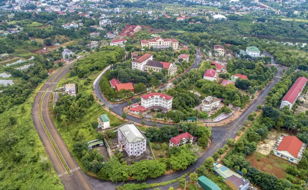 Một góc TP Gia Nghĩa. Ảnh: TNT Đắk Nông.png