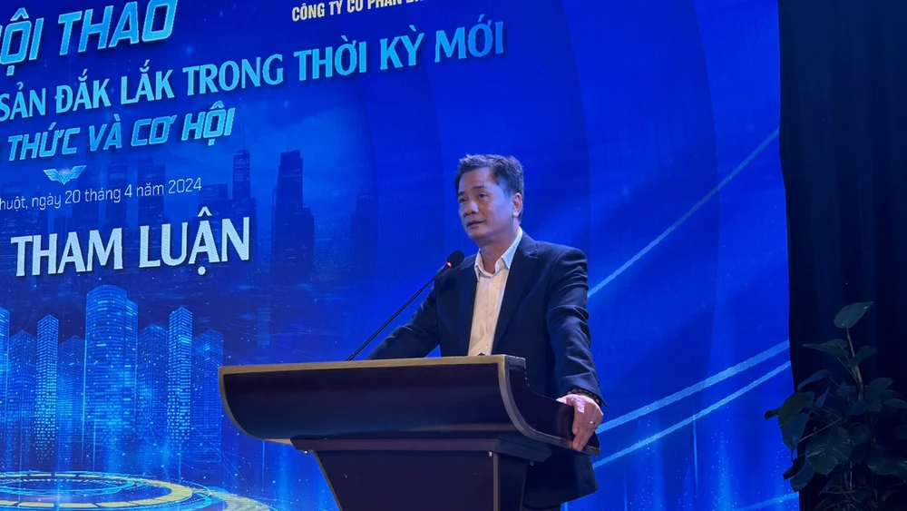 Ông Nguyễn Văn Đính, Phó chủ tịch Hiệp hội bất động sản Việt Nam. Ảnh: VŨ LONG z5365476836686_5f6ab49a2b2980330a83eca7509e889b.jpg